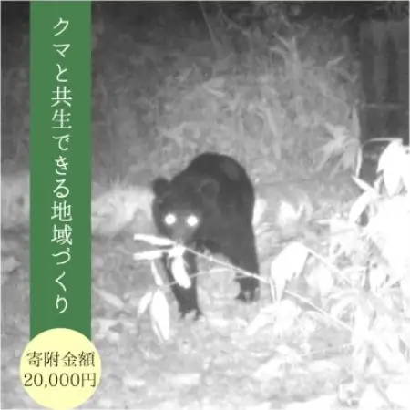 【返礼品なし】岩手県一戸町 クマと共生できる地域づくりのために 寄付額20,000円