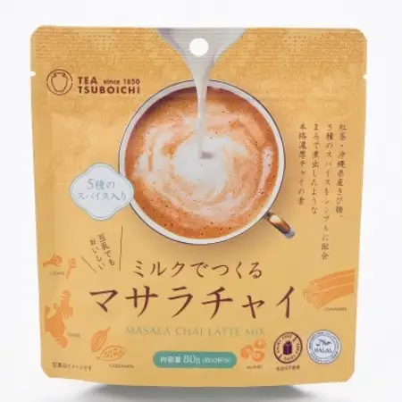 【12個入り】添加物なし ハラール認証　ミルクでつくるマサラチャイ80g【1749340】