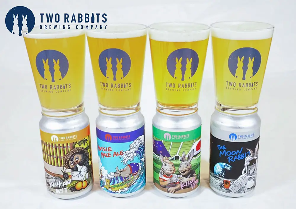 TWO RABBITS BREWING クラフトビール＜飲み比べ4種×12本セット＞【DN16W】