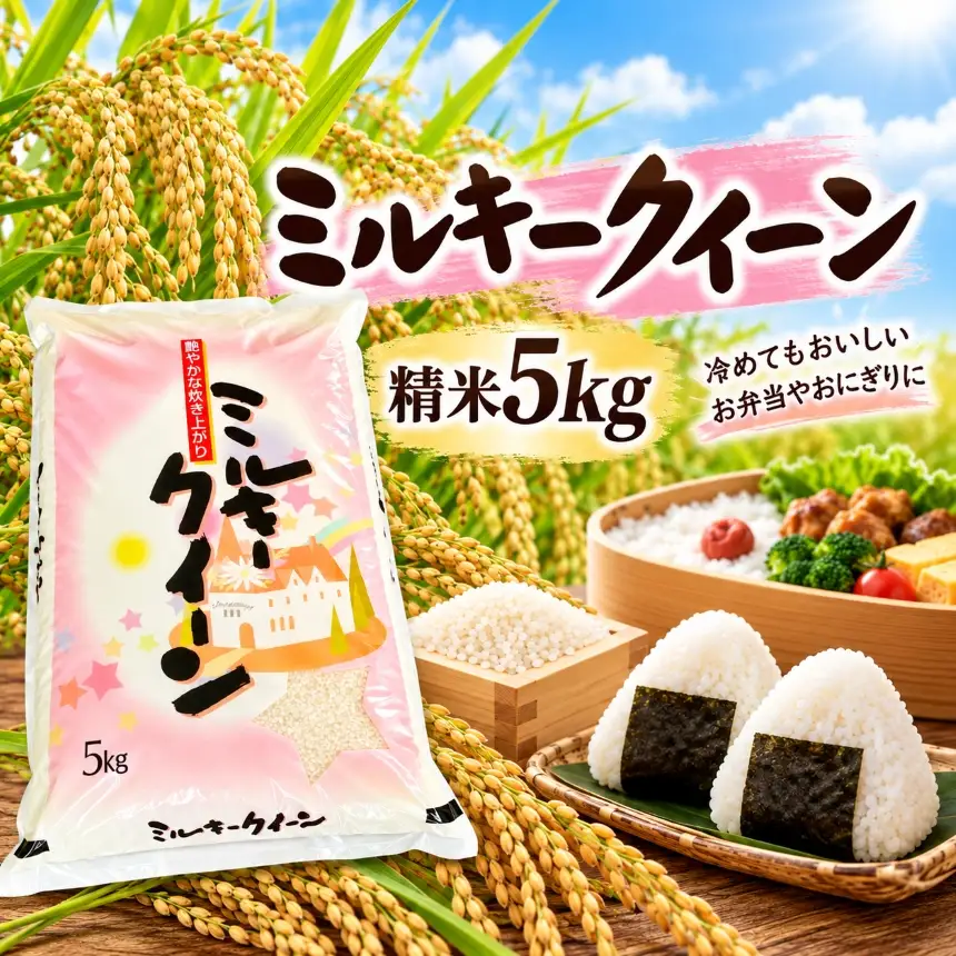 人気のお米　ミルキークイーン〈精米 5Kg〉│後藤農園