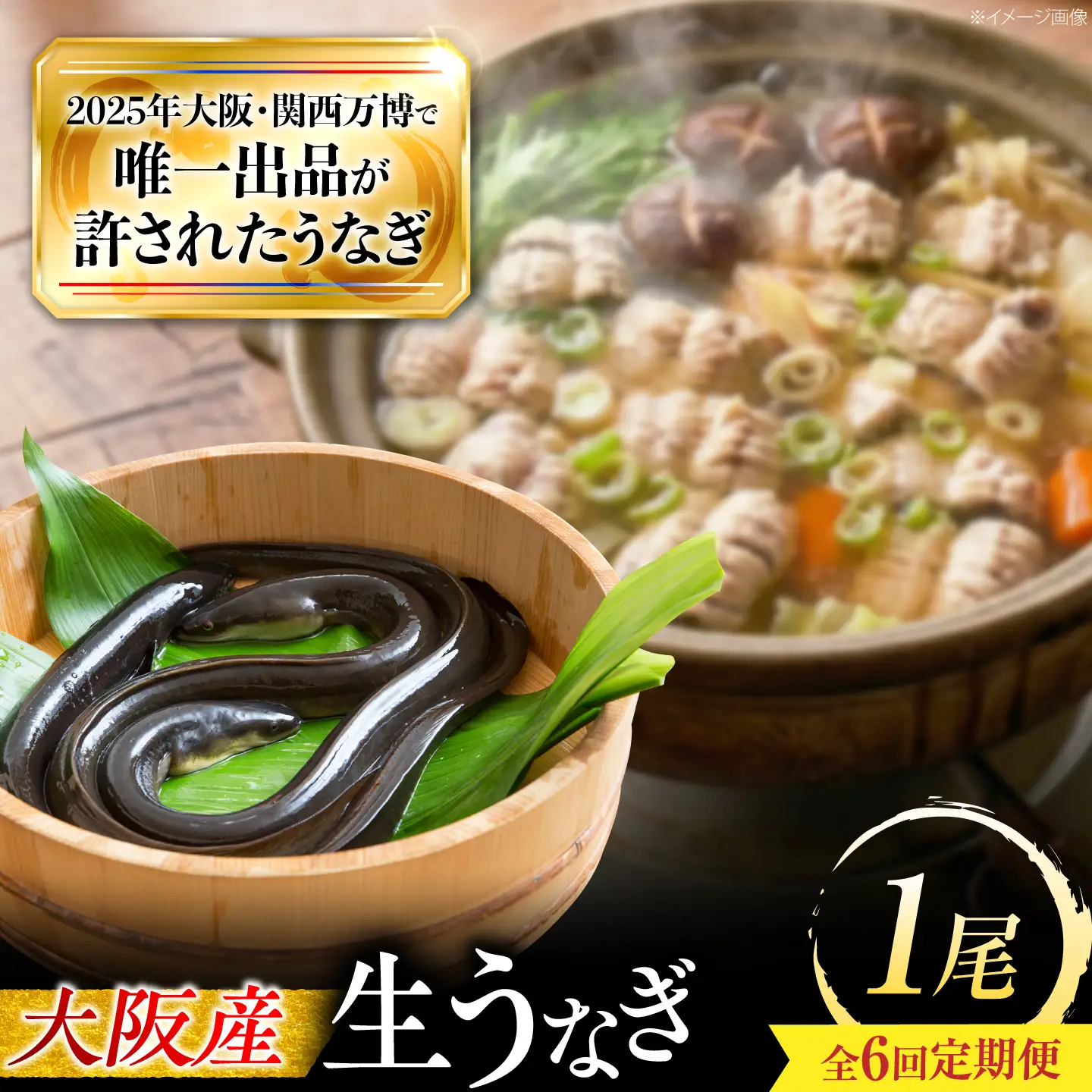【全6回定期便】 鰻 美陵鰻の生鰻 1尾 / 美陵鰻 鰻 うなぎ ウナギ 蒲焼 蒲焼き かば焼き 白焼き 白焼 肉厚 うな重 うな丼 タレ 山椒 国産 スタミナ 土用 丑の日 土用の丑の日 贈答 ギフト / 大阪府藤井寺市/株式会社れいわ水産[BLAL061]