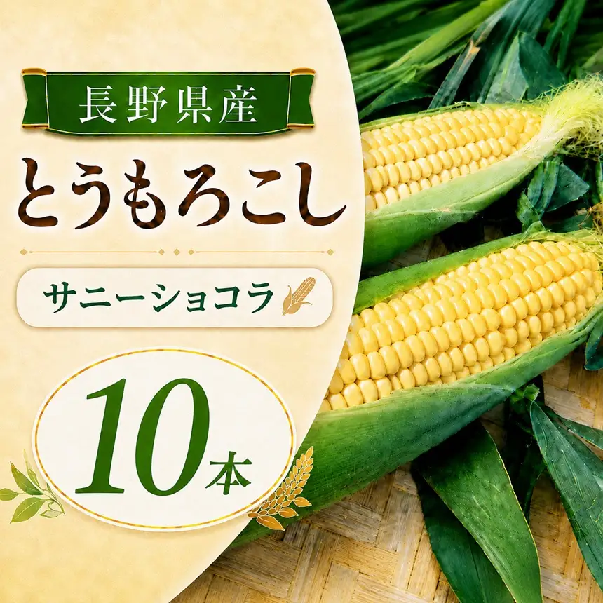 とうもろこし サニーショコラ 10本 | 寺畑農園