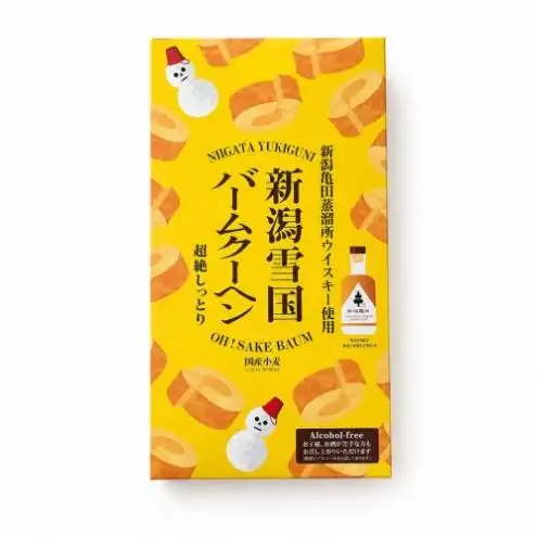 新潟雪国バームクーヘン　扇形カットバーム5個入りウイスキー スイーツ 洋菓子 お菓子 新潟市