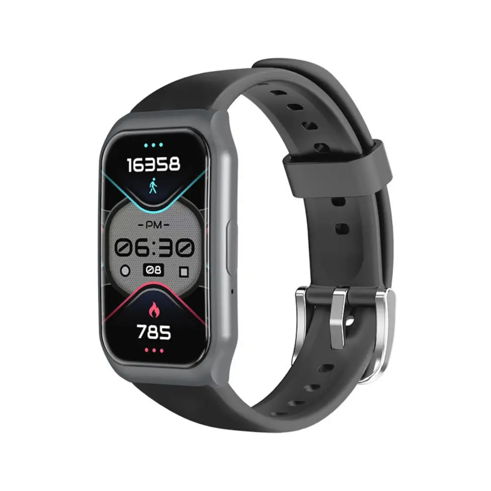 【ブラック】スマートウォッチ 通話機能付き 1.45インチ大画面 タッチスクリーン Bluetooth 6.1 音楽プレイヤー 消費カロリー 歩数計smart watch マルチ運動モード IP68防塵防水 心拍数測定 着信/Twitter/Facebook/LINE/メッセージ通知 日本語取扱説明書 【PL保険加入済み製品・安心】