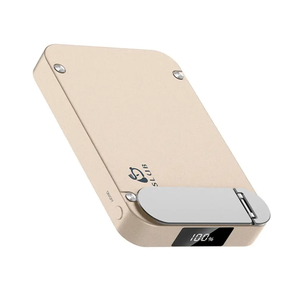 【ゴールド】モバイルバッテリー 12000mAh大容量「3in1マグネットワイヤレス充電スタンド」 MagSafe対応 iPhone17充電 PD20W急速充電 磁気充電15W 無線充電 2台同時充電 USB充電 360°回転スタンド 超薄型 軽量 コンパクト iPhone/Androidスマホ充電 PSE認証【PL保険加入済み製品・安心】