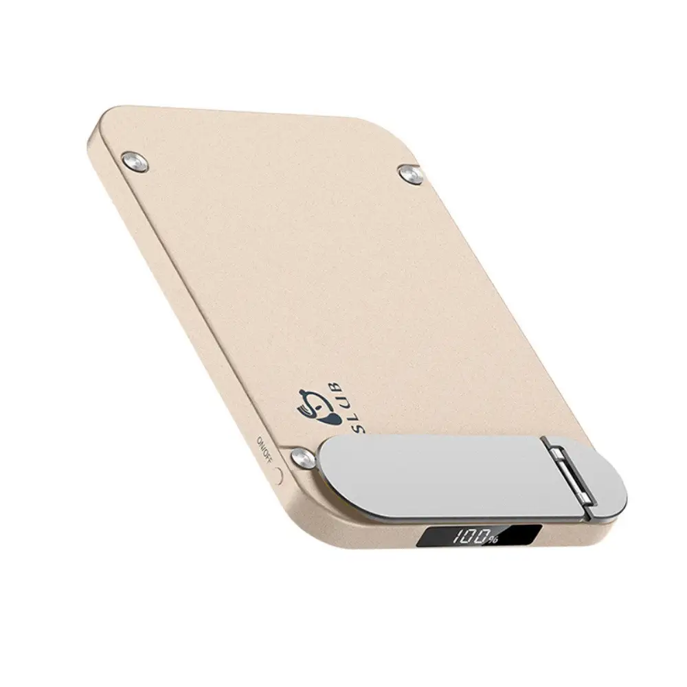 【ゴールド】モバイルバッテリー 6800mAh 大容量 MagSafe対応 iPhone17充電 PD20W 磁気充電15W 急速充電 QC対応 QI対応 2台同時充電 360°回転スタンド 超薄型 軽量 停電対策 災害 台風 地震 防災グッズ iPad/タブレット/イヤホン/ゲーム機充電 PSE認証済【PL保険加入済み製品・安心】