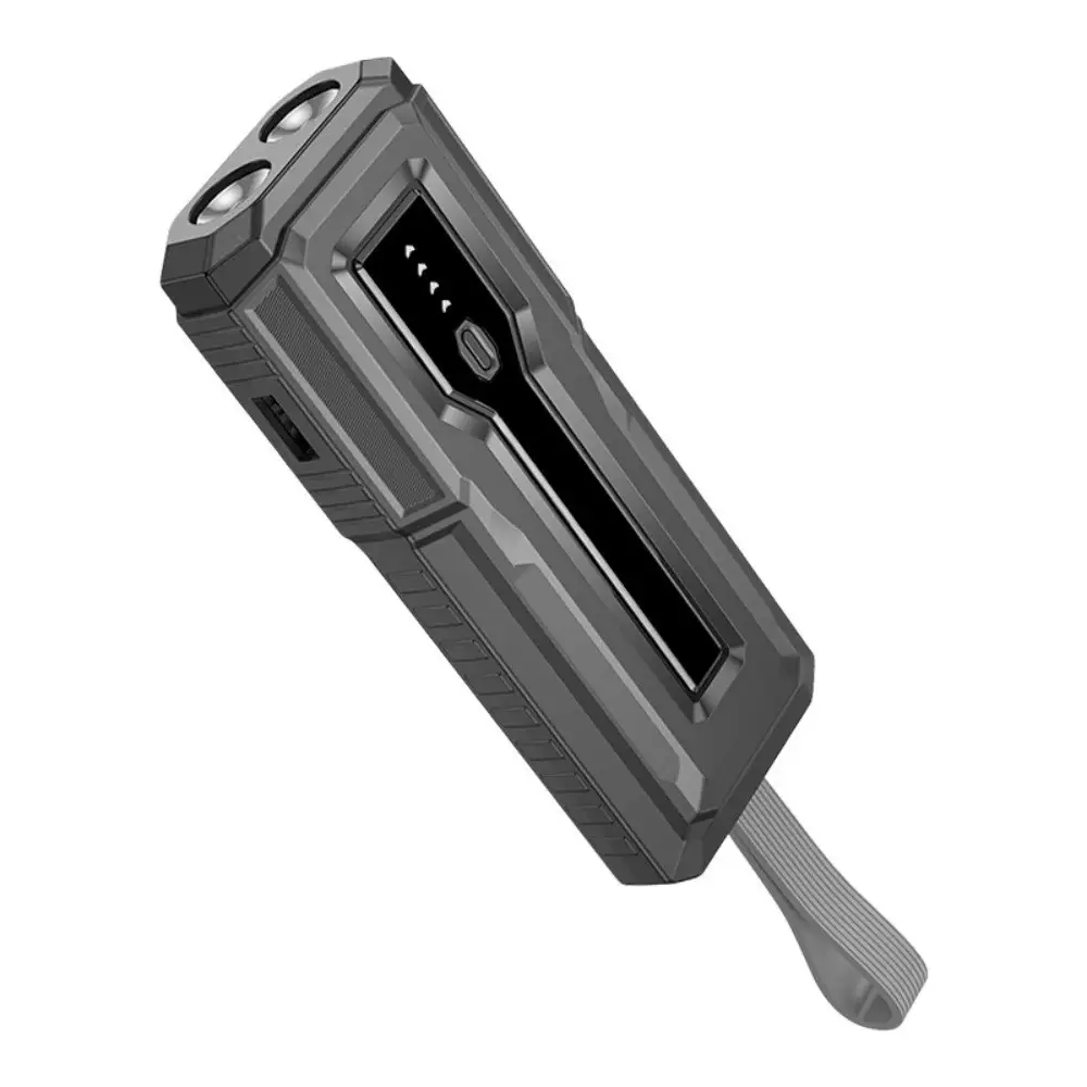 【ブラック】モバイルバッテリー 15000mAh 55.5Wh 大容量 LED ライト付き 緊急照明 2台同時充電 2in1 パワーバンク USB-C出入力ポート iPhone17/16充電 iOS/iPad/Android各機種対応 Type-Cケーブル付き PD22.5W 急速充電 小型軽量 防災グッズ 90日安心保証付【PL保険加入済み製品・安心】