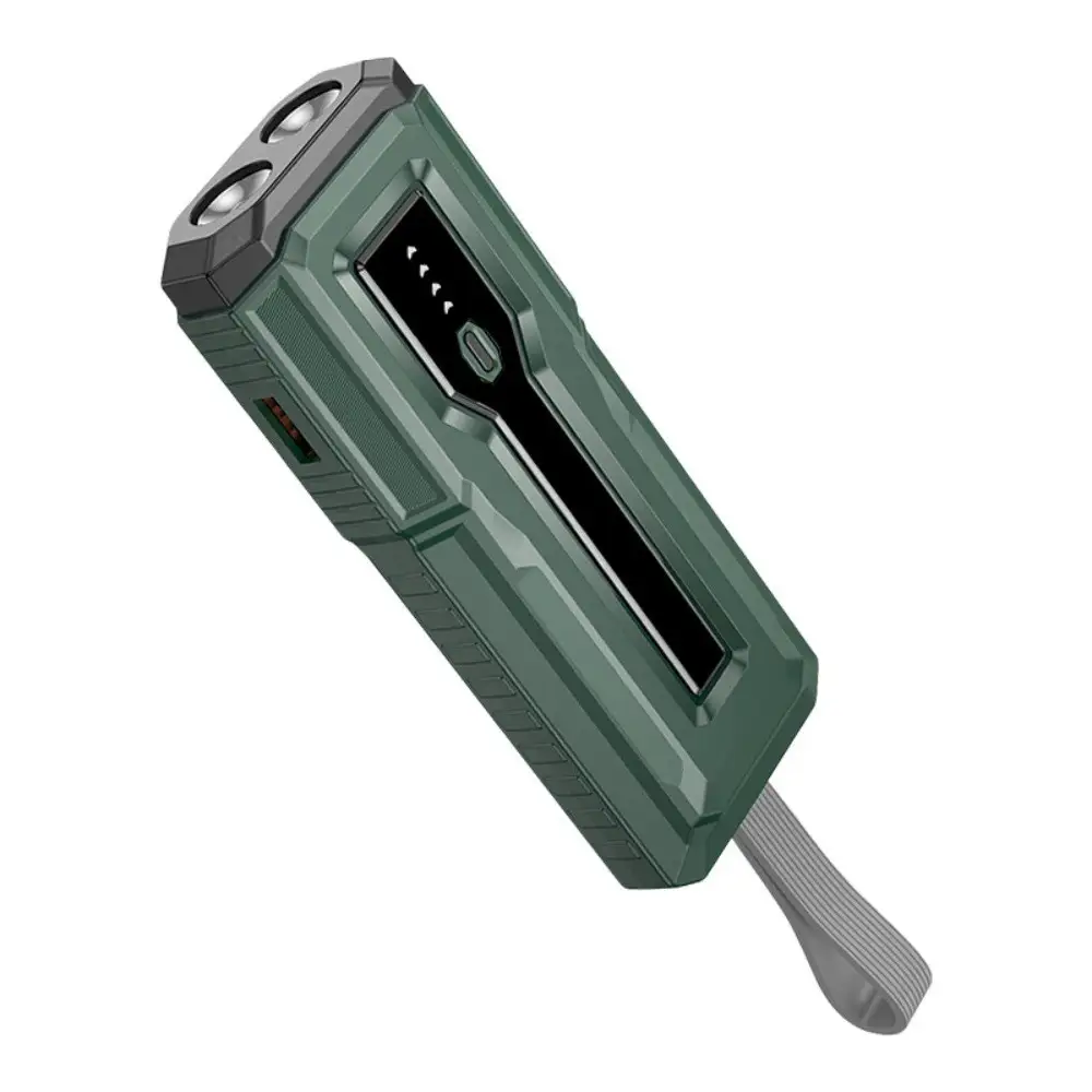【グリーン】モバイルバッテリー 15000mAh 55.5Wh 大容量 LED ライト付き 緊急照明 2台同時充電 2in1 パワーバンク USB-C出入力ポート iPhone17/16充電 iOS/iPad/Android各機種対応 Type-Cケーブル付き PD22.5W 急速充電 小型軽量 防災グッズ 90日安心保証付【PL保険加入済み製品・安心】