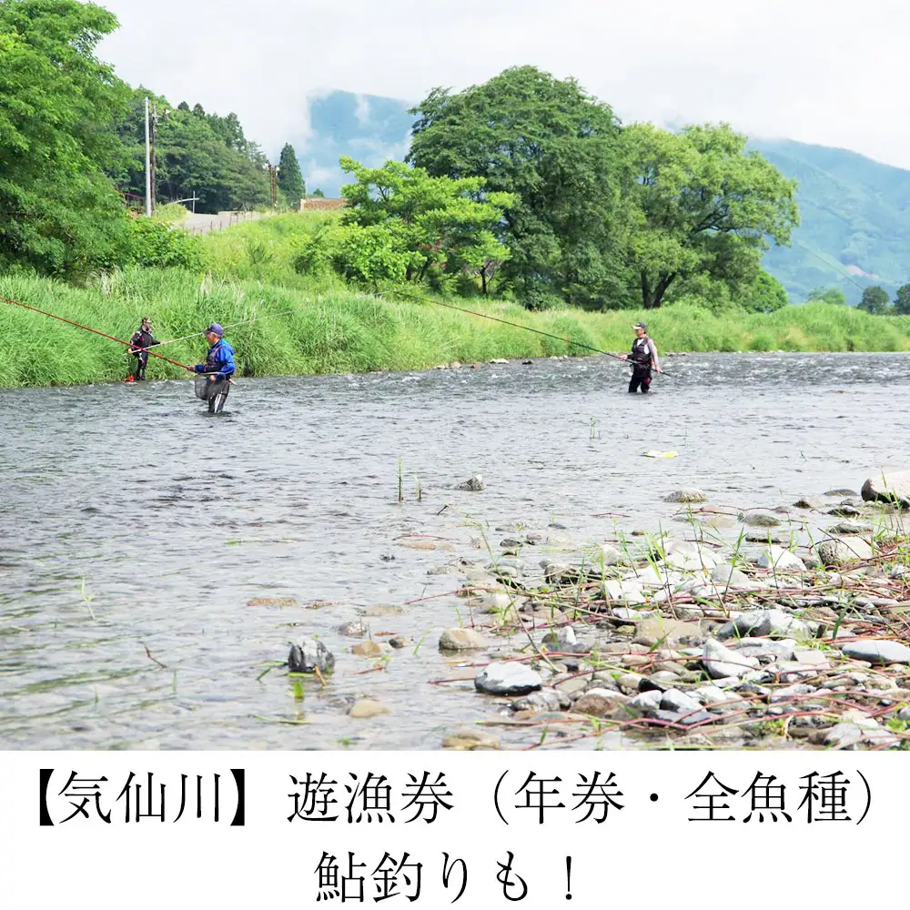 【気仙川】遊漁券（年券・全魚種）鮎釣りも対象！ RT1266