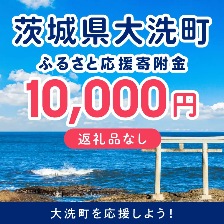 【返礼品なしのご寄附】 茨城県大洗町 1口 10,000円_ZZ035