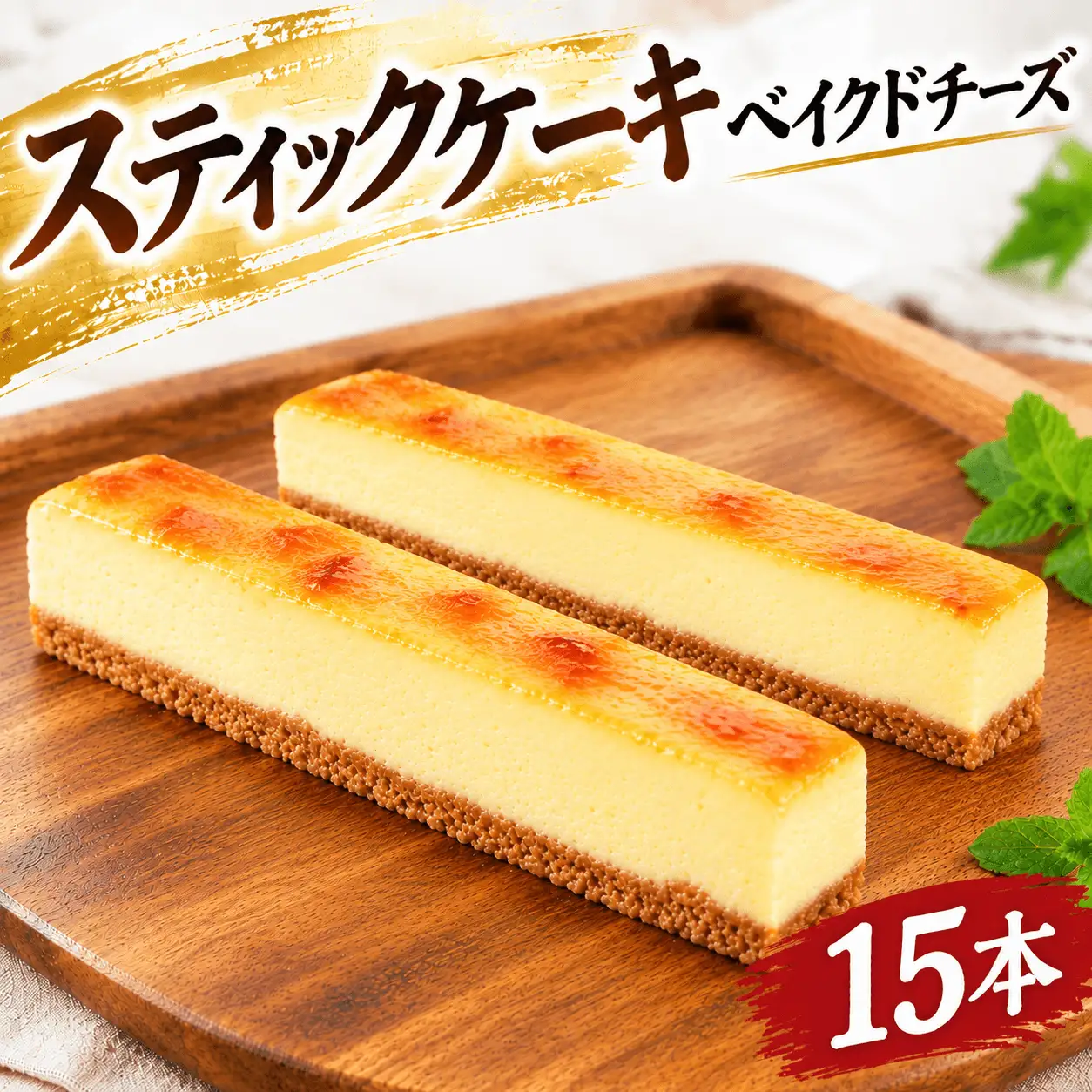 ベイクドチーズスティックケーキ 15本