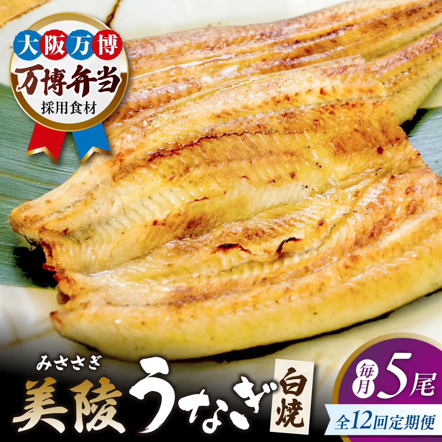 【全12回定期便】鰻 鰻の白焼 5尾 / 美陵鰻 鰻 うなぎ ウナギ 蒲焼 蒲焼き かば焼き かばやき 白焼き 白焼 しろやき しらやき 特大 肉厚 うな重 うな丼 ひつまぶし 惣菜 おかず タレ 山椒 国産 スタミナ 土用 丑の日 ギフト / 大阪府藤井寺市/Giverichホールディングス株式会社[BLAM028]