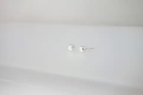 【金工】シンプルなピアス・小
