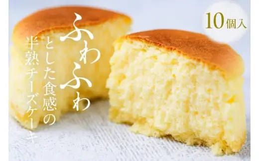 あわゆきチーズ フロまーる 半熟チーズケーキ プレーン＆チョコ（10個入り）【地場産品】