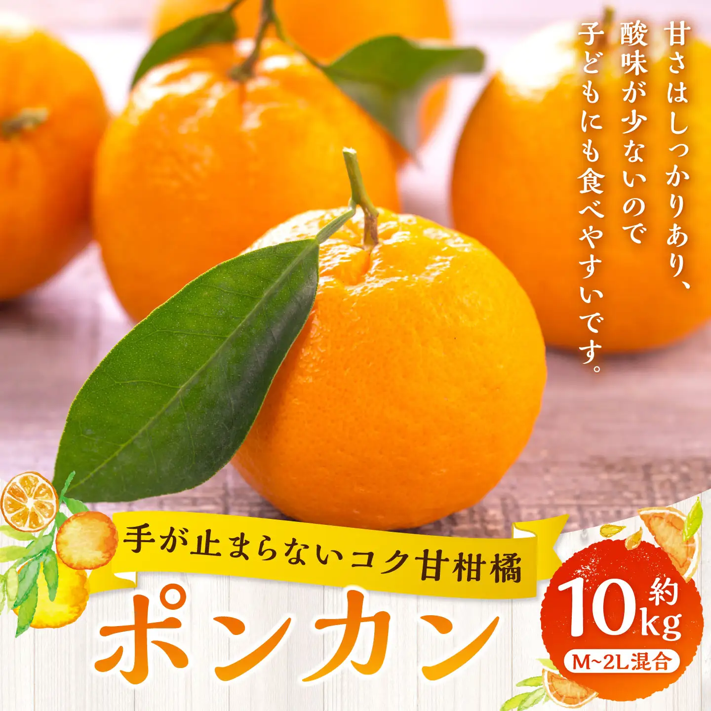 【 手が止まらないコク甘柑橘 】 ポンカン 約10kg みかん ミカン 柑橘 柑橘類 柑橘系 くだもの 果物 フルーツ 果実 果汁 果肉 国産 愛媛県産 【 2027年1月上旬～3月上旬発送予定 】 ( 1054 )