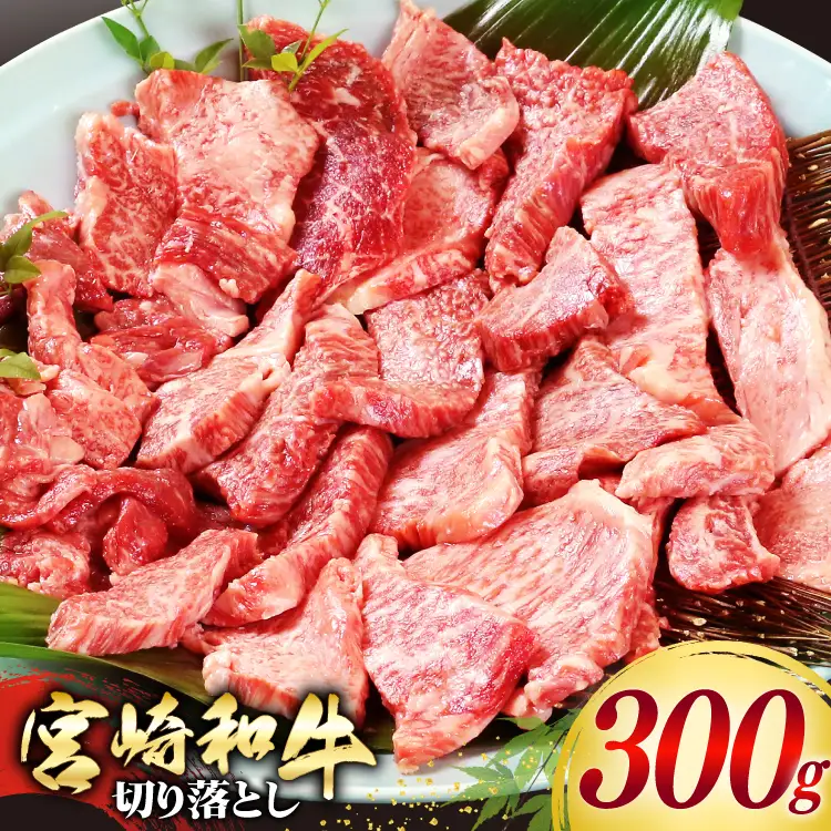 牛肉 宮崎和牛 切り落とし 焼肉 300g