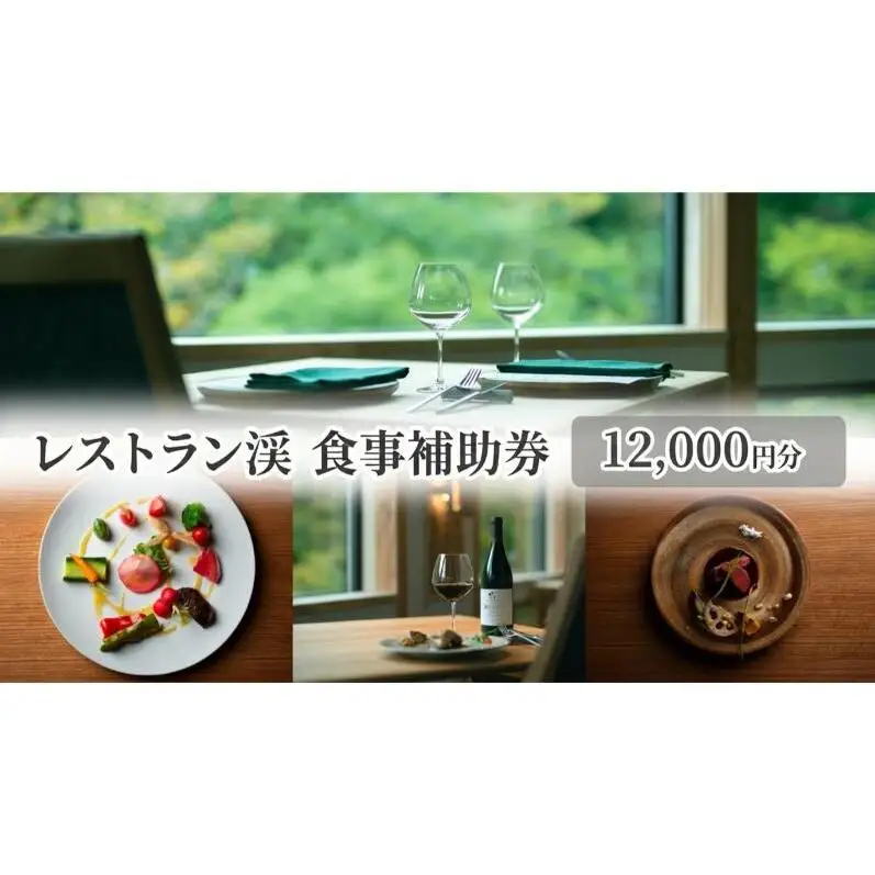 レストラン渓 食事補助券 12,000円分 ギフト プレゼント 鹿教湯温泉 食事 観光 温泉