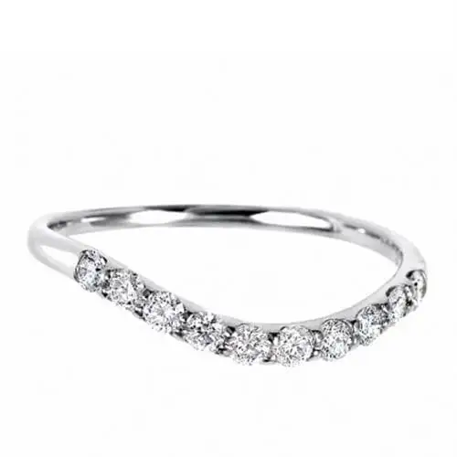 プラチナウェーブダイヤモンドリング 0.30CT R3610DI-P2 #11【配送不可地域：離島・沖縄県】【1754216】