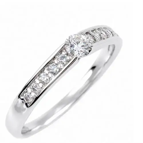 プラチナ ダイヤモンドリング 0.26CT  R3799DI-P2 #11【配送不可地域：離島・沖縄県】【1754233】