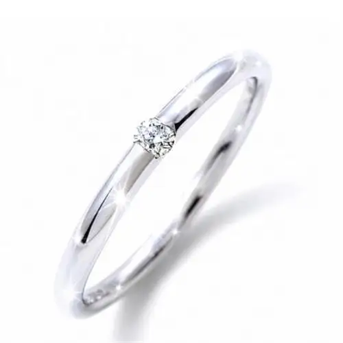 PT950ダイヤ 甲丸リング　0.05CT　R3621DI-P2 #11【配送不可地域：離島・沖縄県】【1754928】
