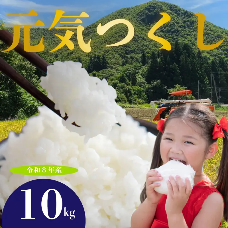 令和8年産新米予約 元気つくし 10kg お米 米 TJI