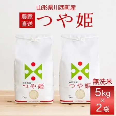 【先行予約】令和8年産　山形県産　つや姫　無洗米10kg(5kg×2袋)【1755832】