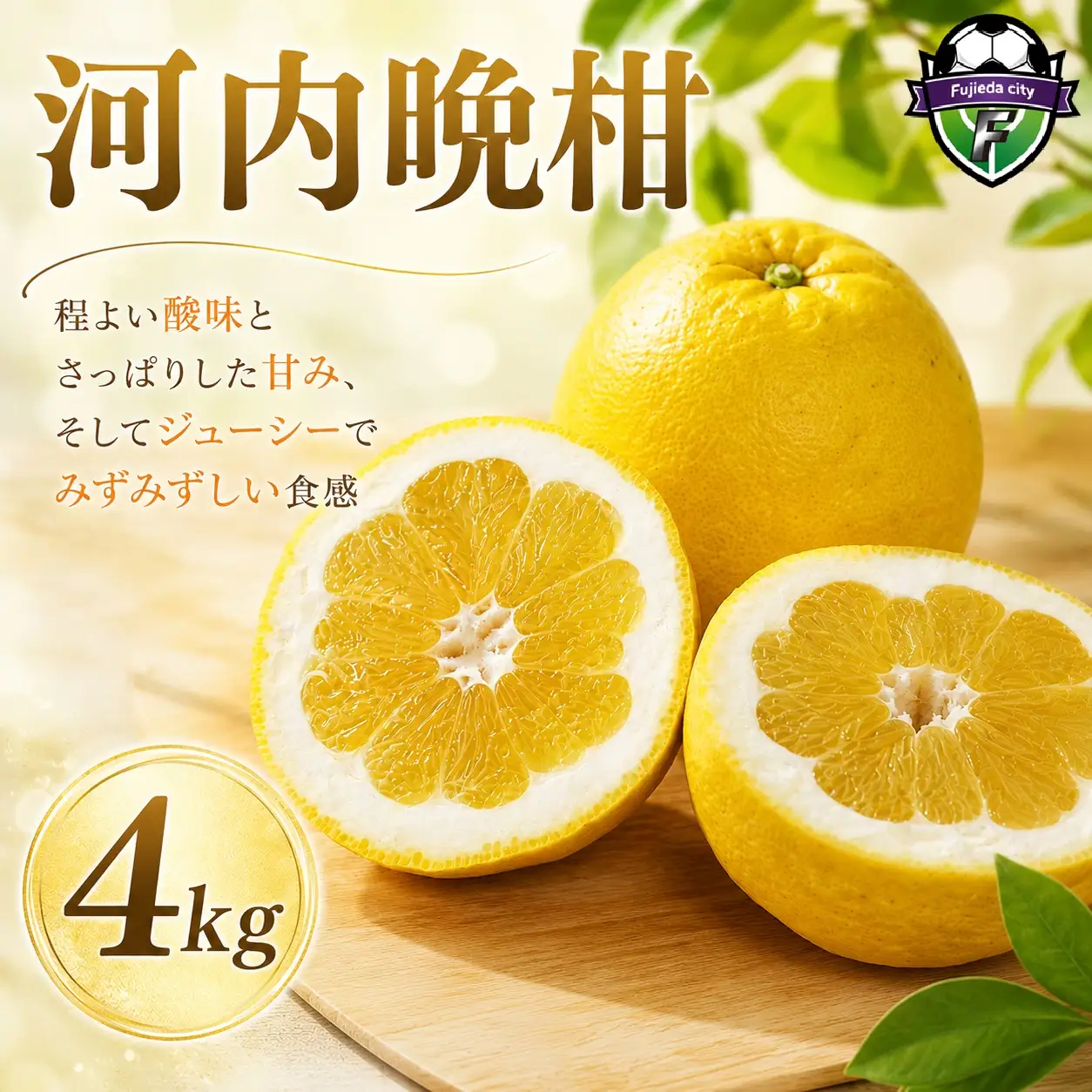【先行予約】2027年4月中旬より発送  河内晩柑 4kg