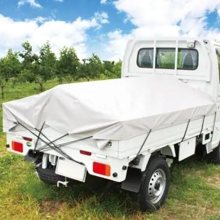 軽トラ用楽らく荷台棒「ラクホロバー」(遮熱シート)【1042627】