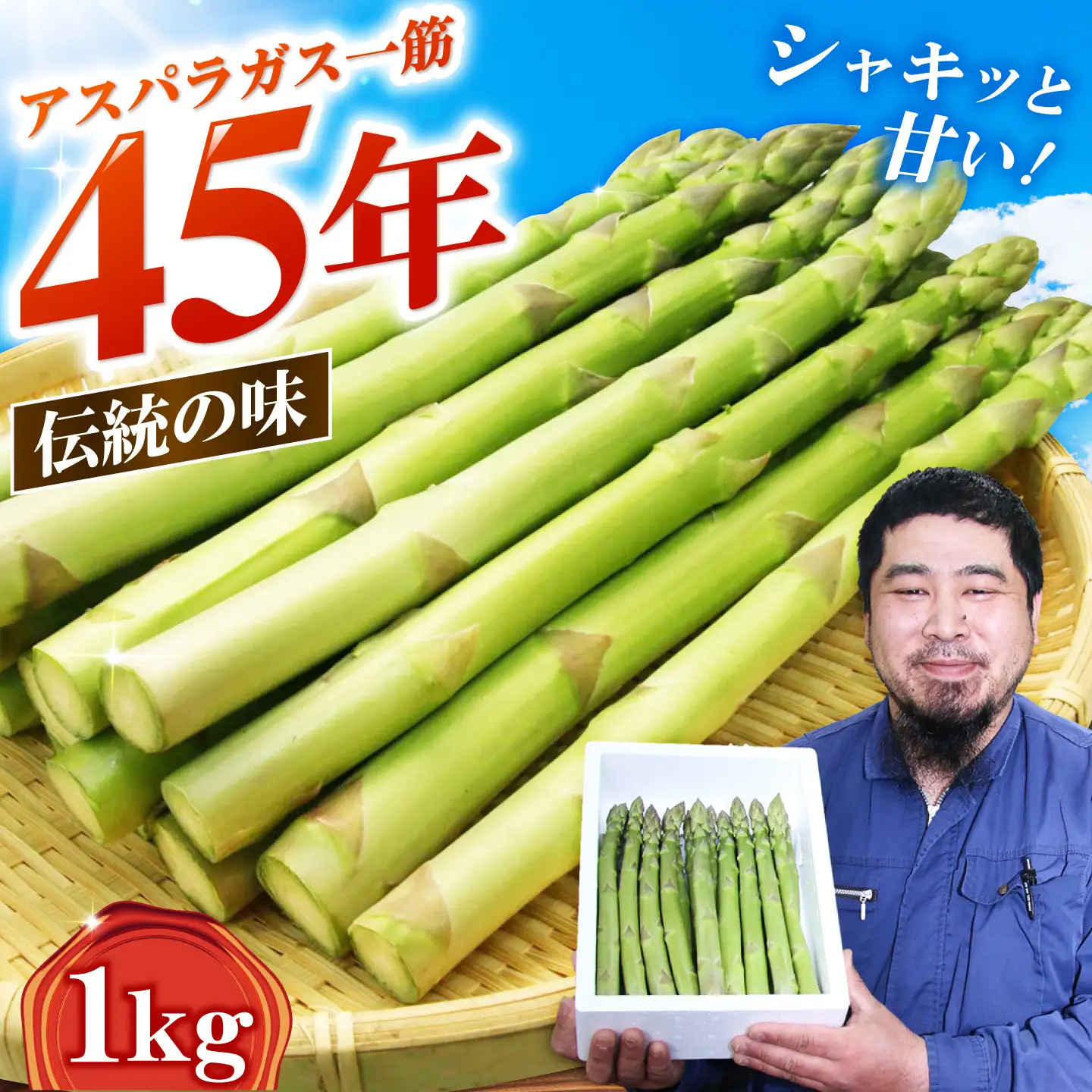 グリーンアスパラガス1kg [BAHH001] アスパラガス