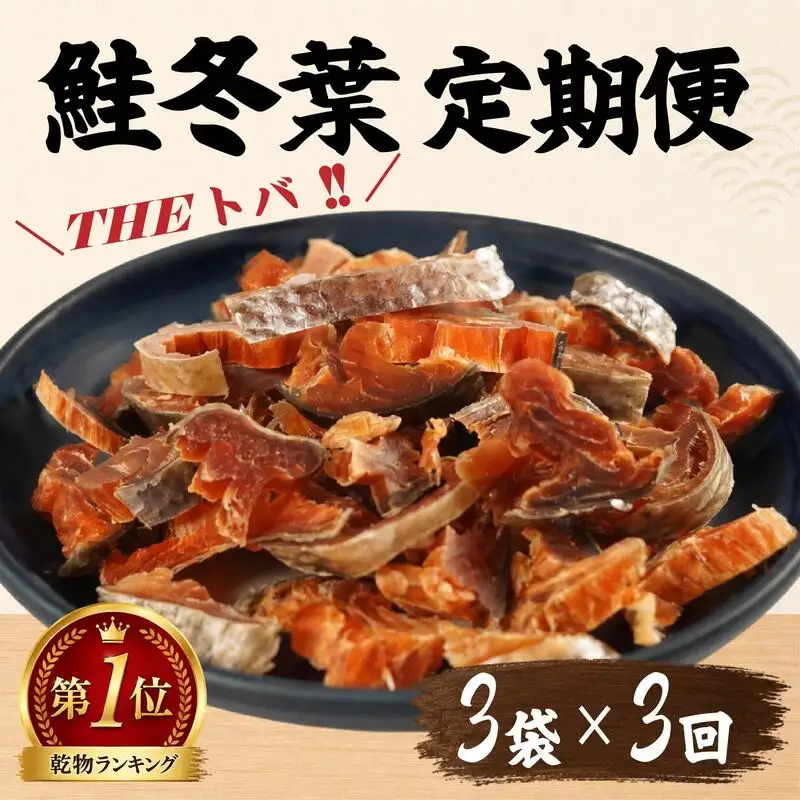 【毎月定期便】鮭とば 60g×3袋 さけとば 全3回 【BF】