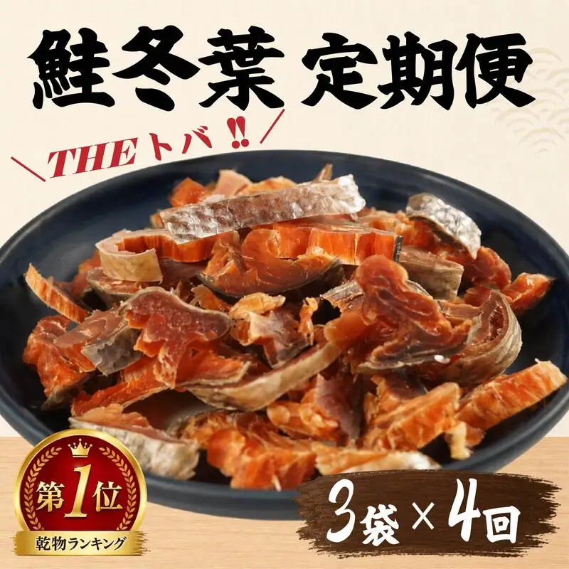 【毎月定期便】鮭とば 60g×3袋 さけとば 全4回 【BF】