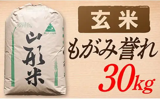 【令和8年産予約】【玄米】山形県産 もがみ誉れ 30kg