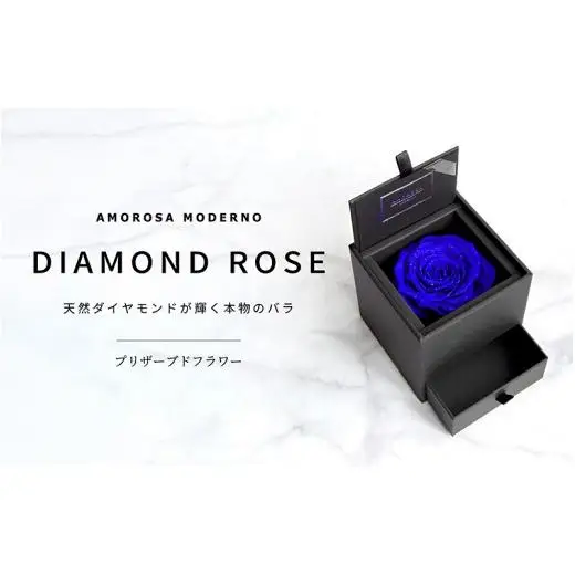 AMOROSA MODERNO ダイヤモンドローズボックス90 ドゥロワータイプ エクセレントブルー【upel0005】
