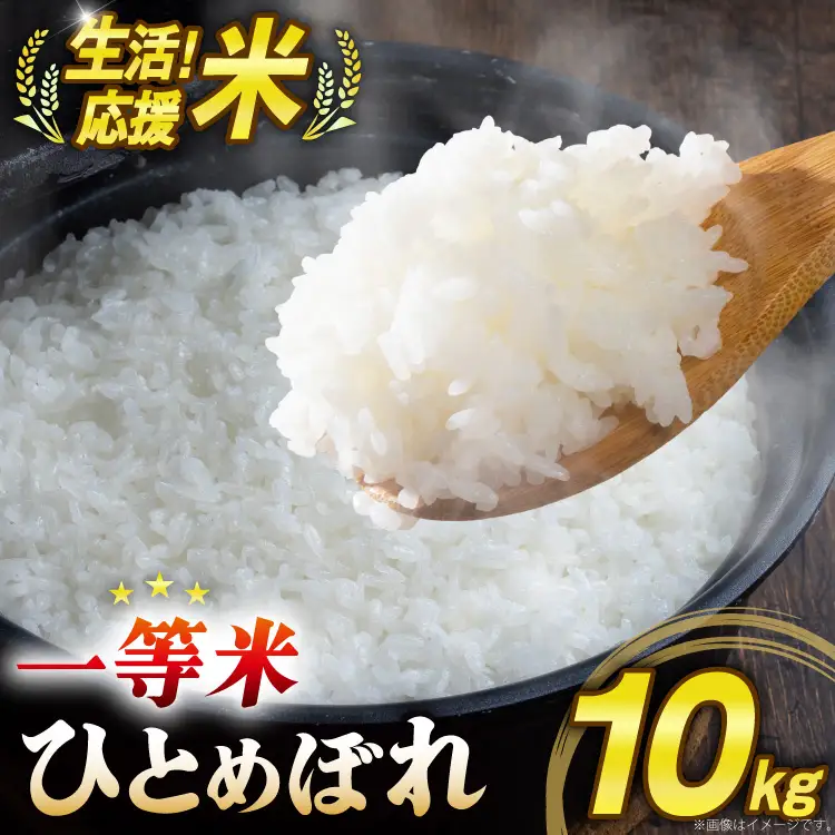 米 生活応援米 宮城県産 ひとめぼれ 10kg