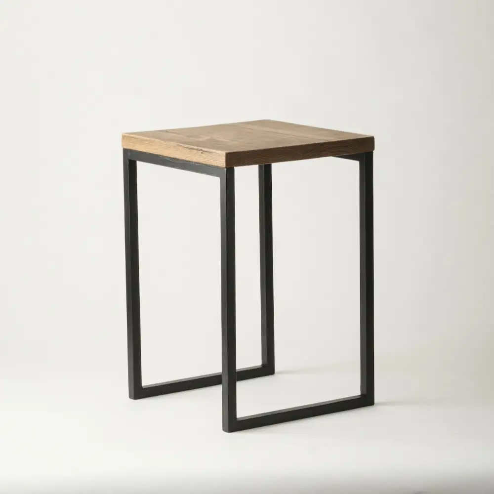 マキヅ家具 槙塚鉄工所 Mashikaku stool 黒