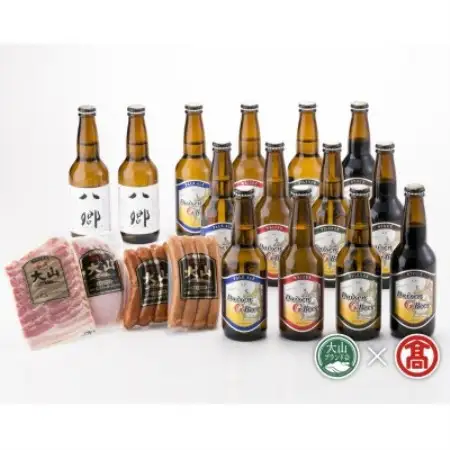 AX3【大山Gビール】大山Gビール・大山ハム詰合せA【配送不可地域：離島】【1753881】