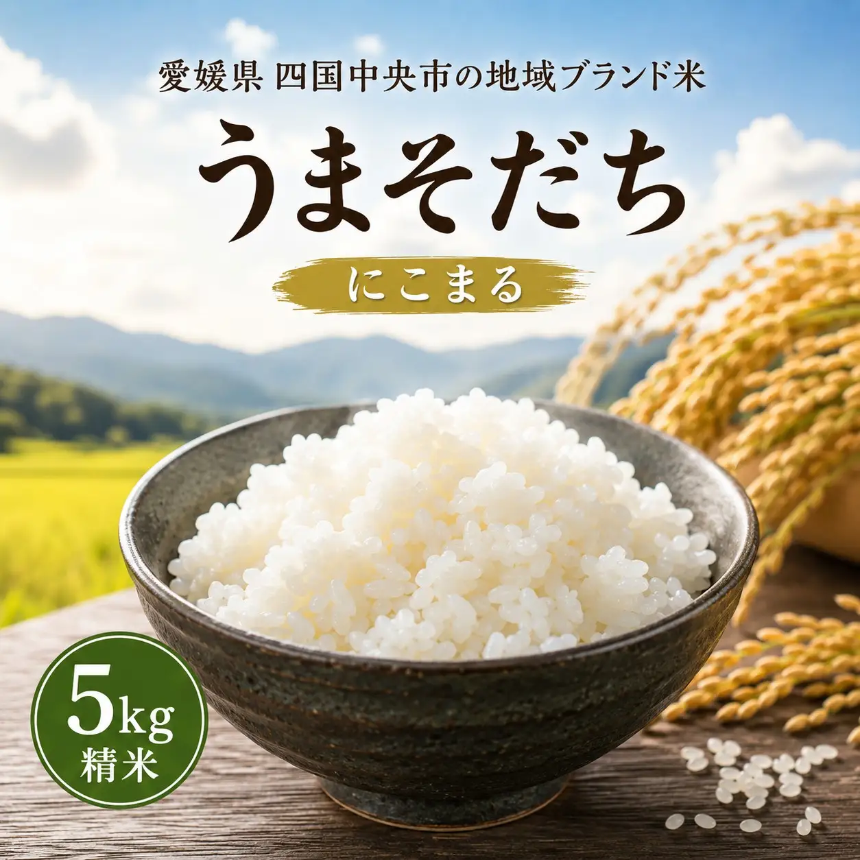 「うまそだち」　5kg 精米 （にこまる） 米 こめ お米 おこめ 白米 ごはん