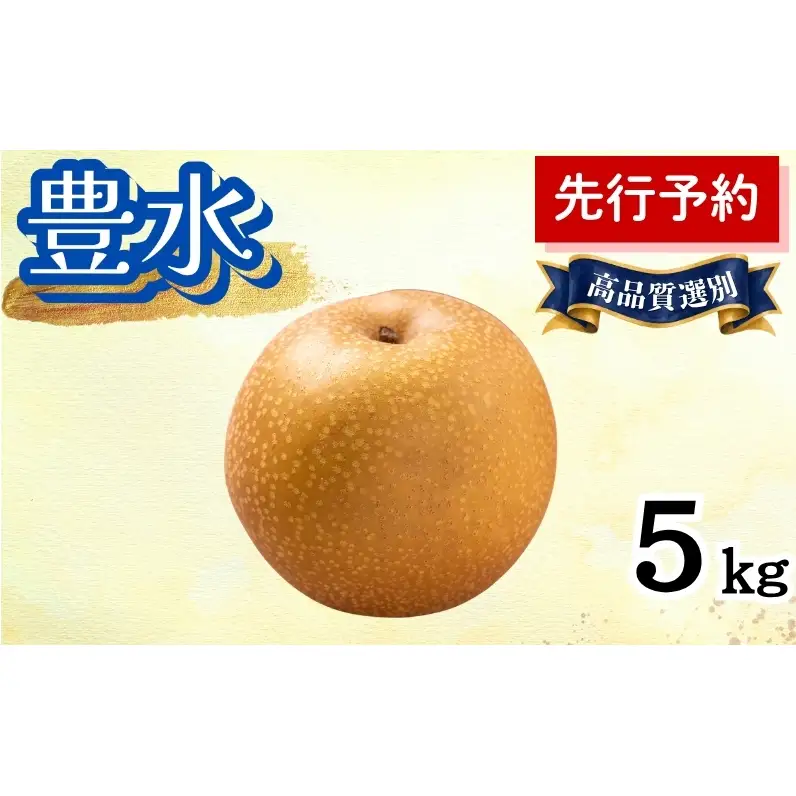 梨 豊水 果物 秋田県産 贈答用 梨【5kg 12〜14個入】