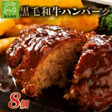 黒毛和牛ハンバーグ8個 合計 1.2kg【配送不可地域：離島】【1760203】