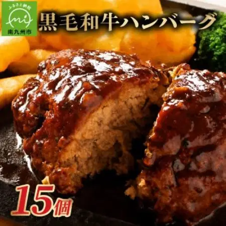 黒毛和牛ハンバーグ15個 合計 2.25kg【配送不可地域：離島】【1760207】