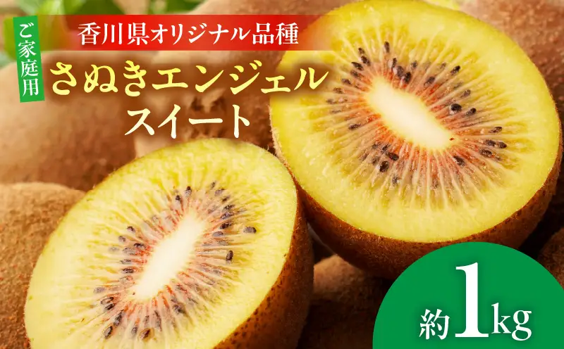 【先行受付】 ご家庭用さぬきエンジェルスイートキウイ　約1kg【香川県共通返礼品】|さぬき エンジェルスイート 果物 フルーツ 人気 香川 香川県 三木町 厳選 追熟 ジューシー 糖度が高い 先行受付 先行予約 季節限定 旬 おすすめ 訳あり ご家庭用|_mk006-136