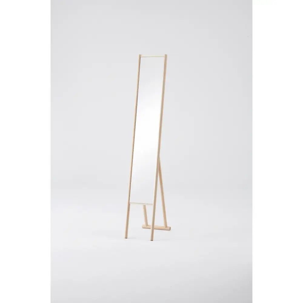 旭川家具 コサイン エントランスミラー(スタンド) メープル ミラー _05697