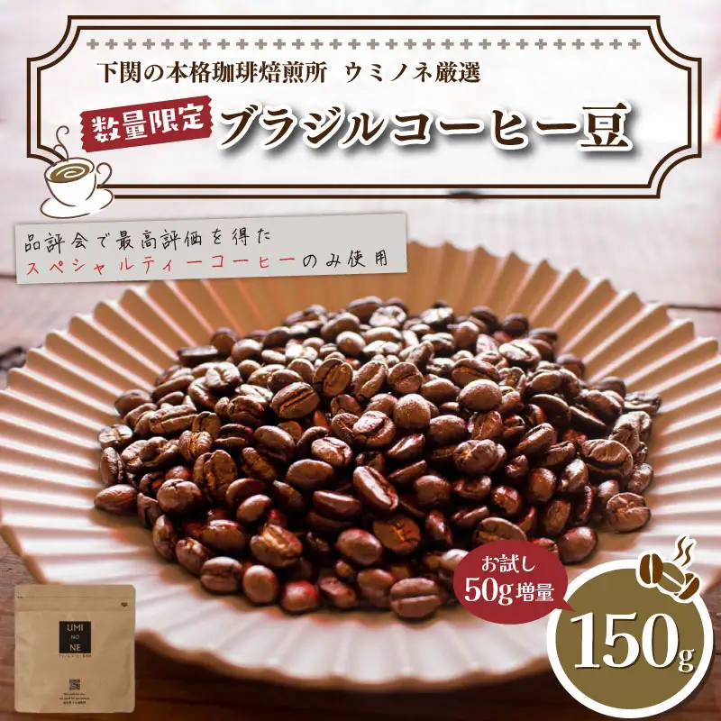 【豆】 訳あり コーヒー豆 お試し 150g ブラジル コーヒー EW 
