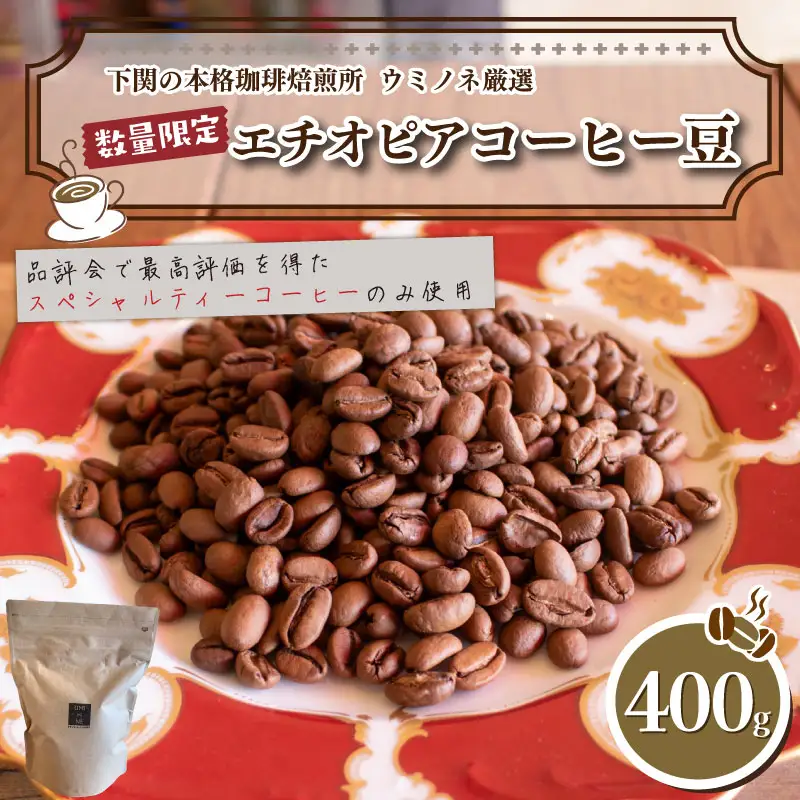【豆】 訳あり コーヒー豆 400g エチオピア コーヒー EW