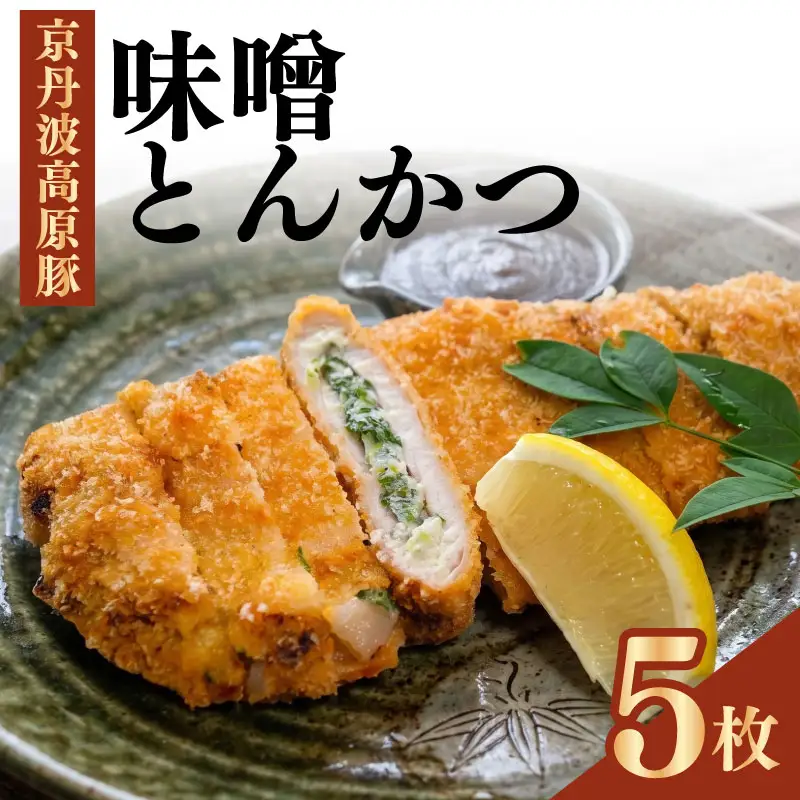 味噌とんかつ 5個入り とんかつ トンカツ 惣菜 南丹市 京都 京都府