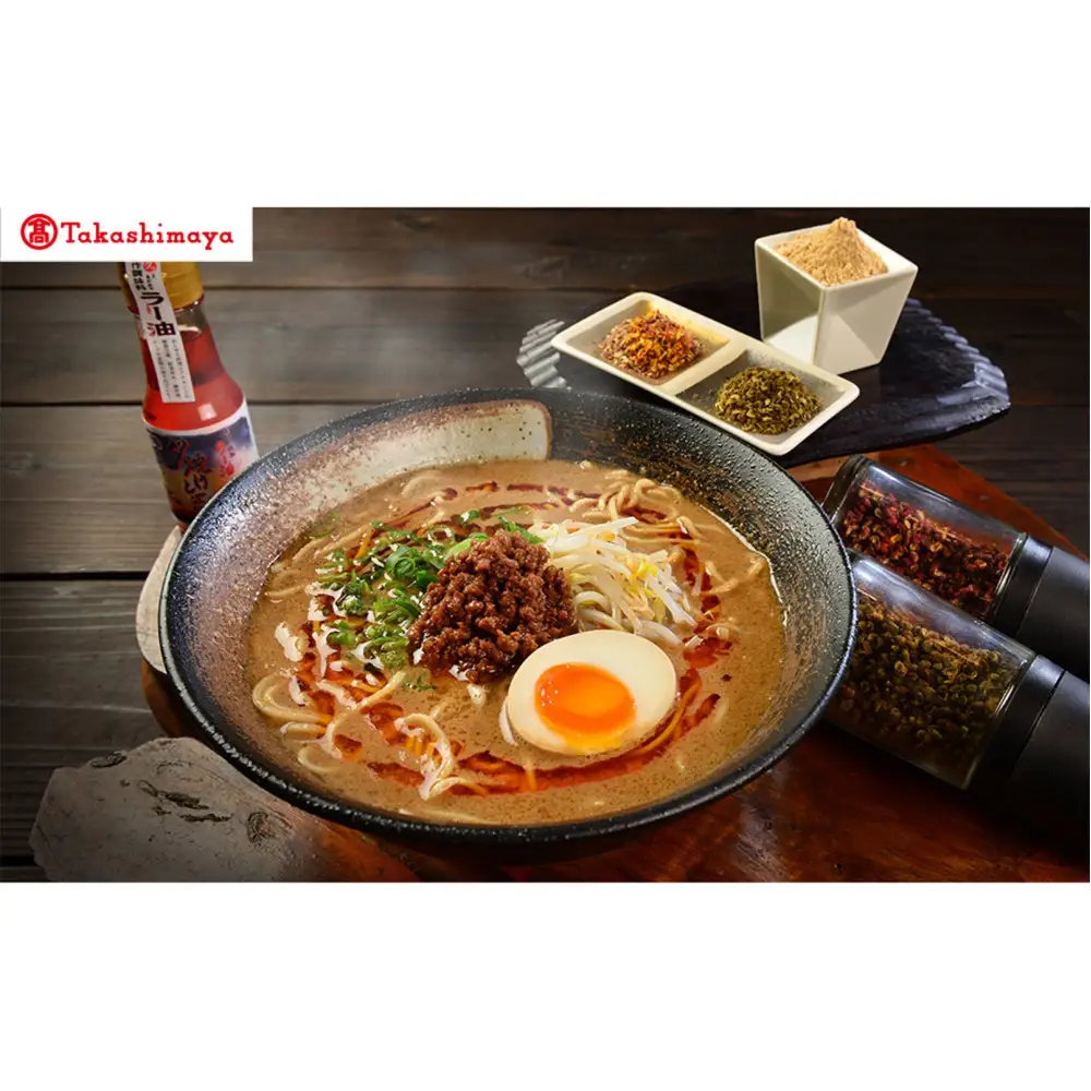 〈すわき後楽中華そば〉金ごまラーメン（4食入り）〈高島屋選定品〉