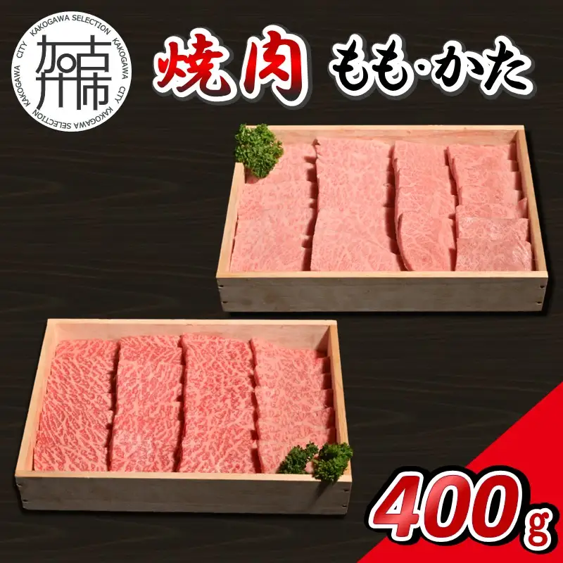 【14営業日以内に発送】神戸牛焼肉(もも・かた) 各200g×1【165005A001】