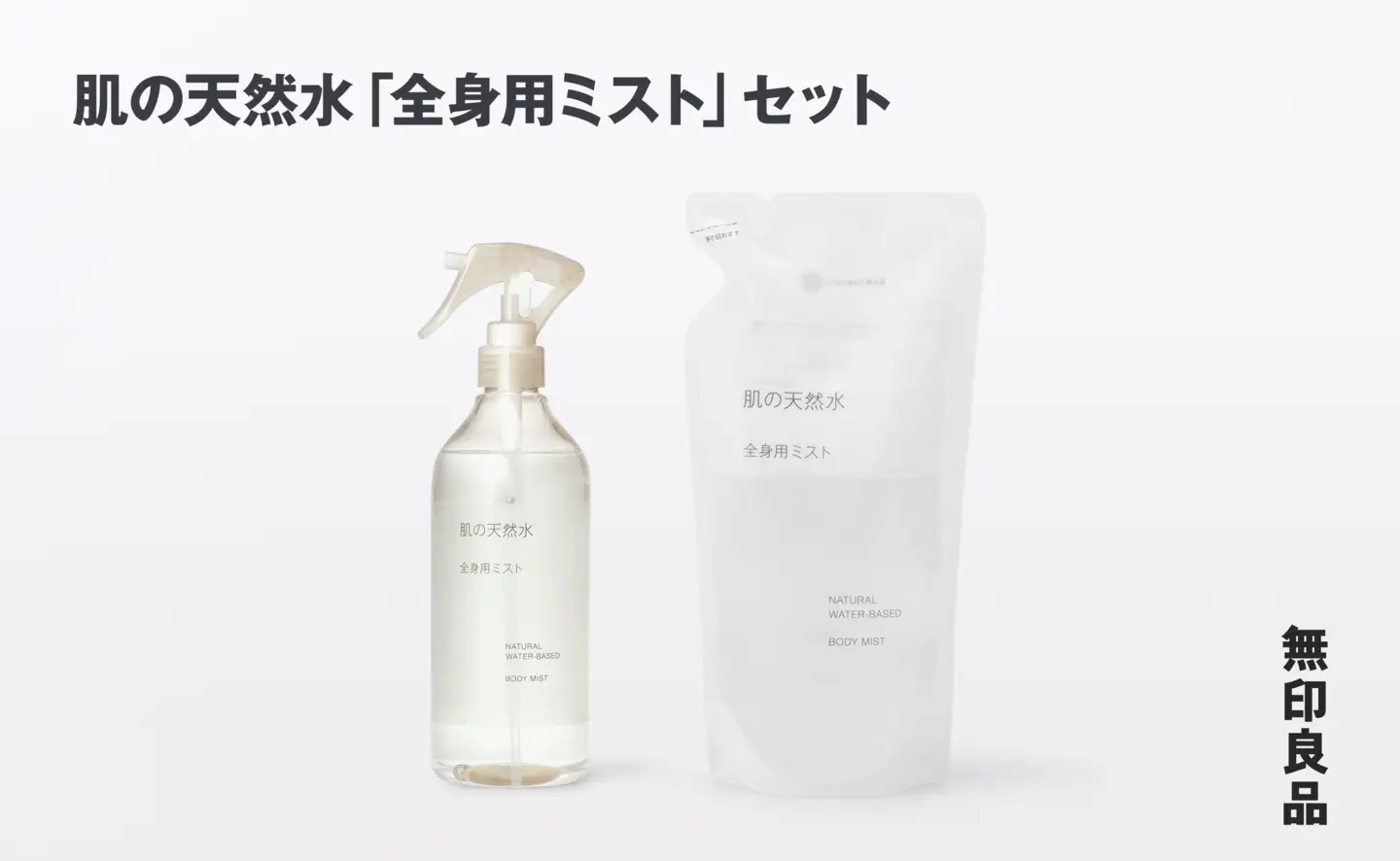無印良品 肌の天然水「全身用ミスト」セット ［fn-69-036］