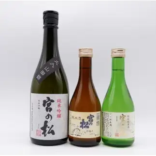 宮の松 日本酒飲み比べ 720ml×1本・300ml×2本 松尾酒造場【佐嘉蔵屋】レア酒 フルーティー さわやか 甘味 うまみ 辛口 純米吟醸 特別純米酒 dj043