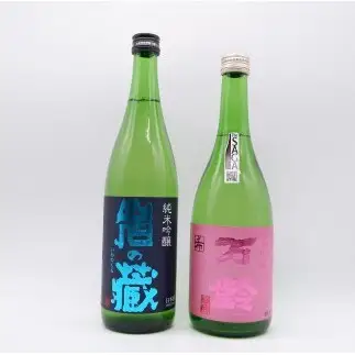 《The SAGA 認定酒》日本酒のみ比べ 天山酒造 岩の蔵 / 小松酒造 万齢 720ml×2本【佐嘉蔵屋】限定販売 レア酒 フルーティー さわやか 甘口 dj049